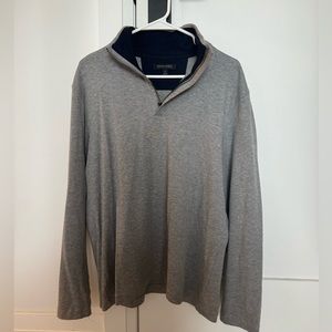 Banana Republic Quarter Zip Grey